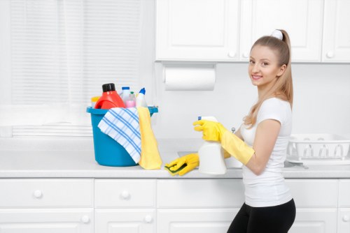 Local oven cleaning work in a Belsizepark apartment kitchen