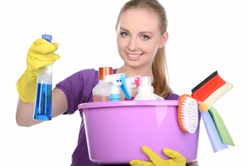 Regular home cleaning in a Belsizepark hallway and stairs